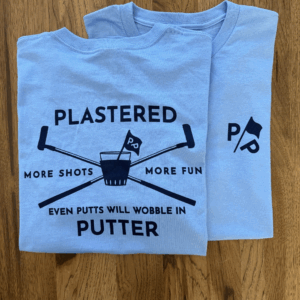 Plastered Putter Crossed Logo Short Sleeve Tee’s